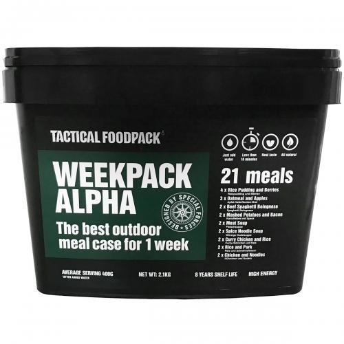 Jídlo dehydrované 21 porcí TACTICAL FOODPACK® Weekpack Alpha